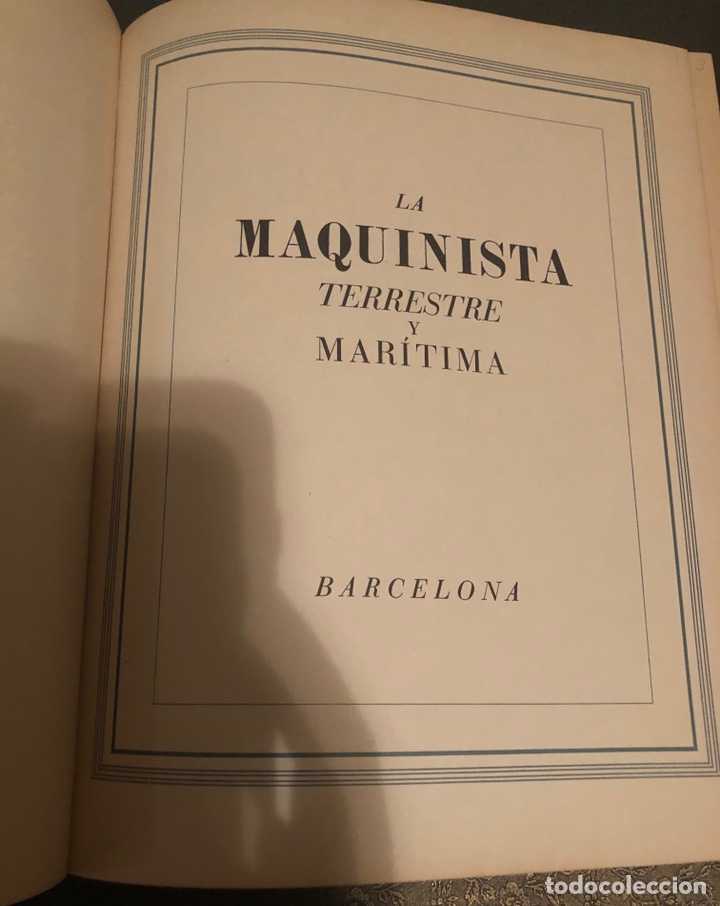 Libros antiguos: L- La maquinista terrestre y mar&iacute;tima. 1856-1944 - Foto 4
