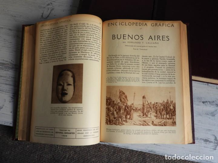 Libros antiguos: ENCICLOPEDIA GRAFICA EDIT.CERVANTES 1930-31 - Foto 4 - 168859700