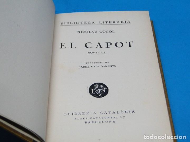 Libros antiguos: EL CAPOT.- NICOLAU G&Oacute;GOL - Foto 3