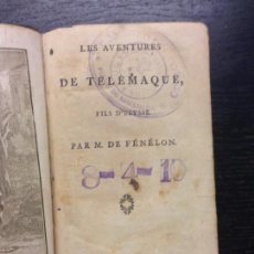 Libros antiguos: LES AVENTURES DE TELEMAQUE, FILS D0ULYSSE, FENELON, M. DE, 1799