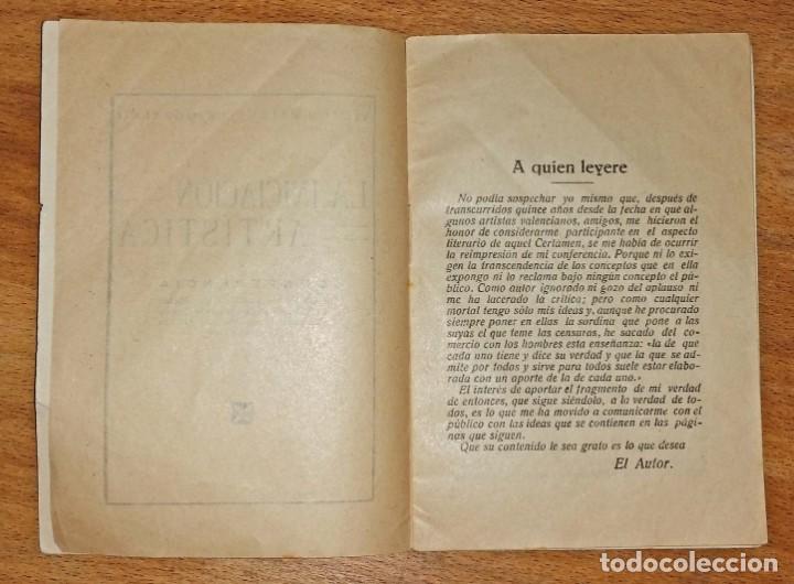 Libros antiguos: LA INICIACI&Oacute;N ART&Iacute;STICA - Foto 4