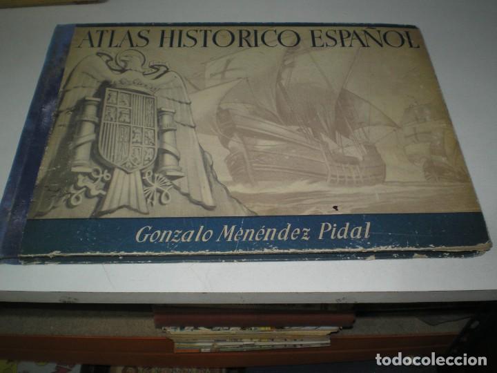 Libros antiguos: ATLAS HISTORICO ESPA&Ntilde;OL - Foto 1