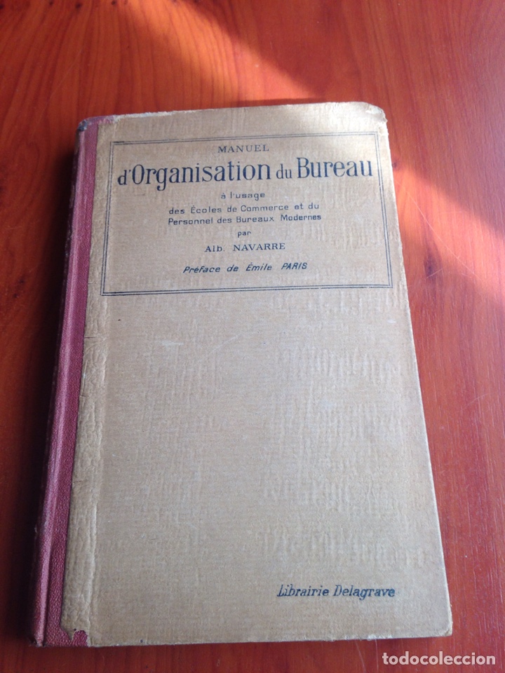 Libros antiguos: Manuel dorganisation du bureau - Foto 1