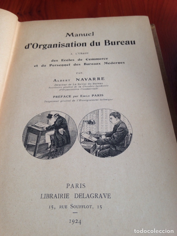 Libros antiguos: Manuel dorganisation du bureau - Foto 2