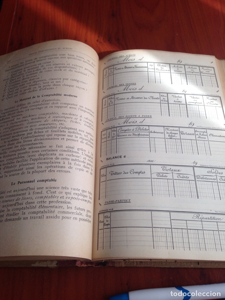 Libros antiguos: Manuel dorganisation du bureau - Foto 7