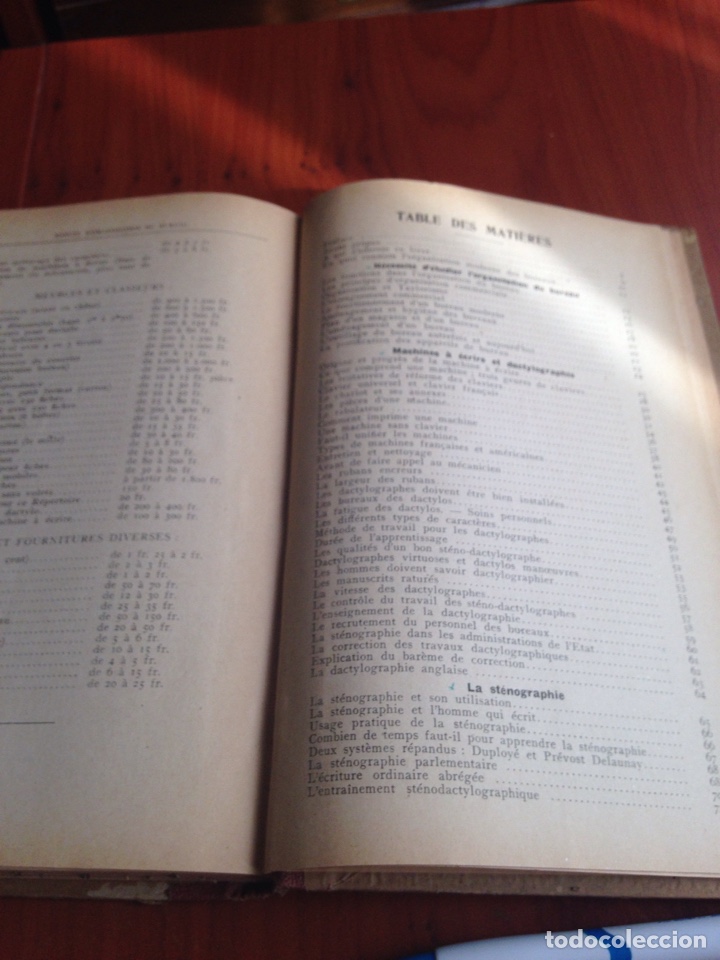 Libros antiguos: Manuel dorganisation du bureau - Foto 9