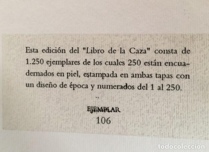 Libros antiguos: LIBRO DE LA CAZA (EDICI&Oacute;N FACS&Iacute;MIL) - Foto 3