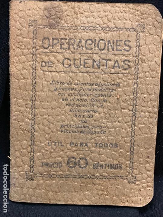 Libros antiguos: OPERACIONES DE CUENTAS, 240pags, 8x11cms - Foto 1
