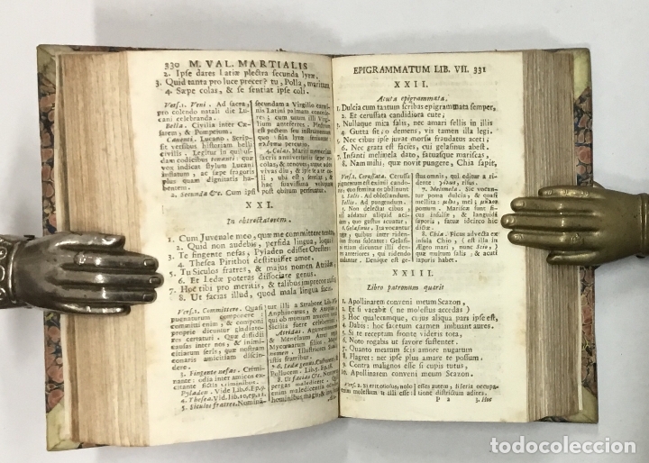 Libros antiguos: MARTIALIS EPIGRAMMATA DEMPTIS OBSCOENIS. Addidit annotationes... - M. VAL. - Foto 2