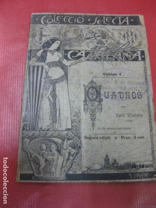 Libros antiguos: EMILI VILANOVA. QUADROS. 1897. - Foto 1