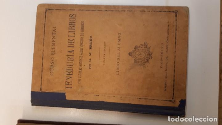 Libros antiguos: Dos libros Tenedur&iacute;a de libros - Foto 3