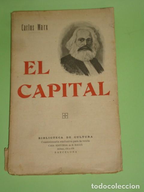 Libros antiguos: El capital - Foto 1