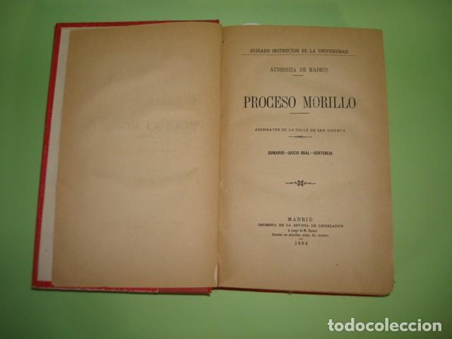 Libros antiguos: Proceso Morillo - Foto 2