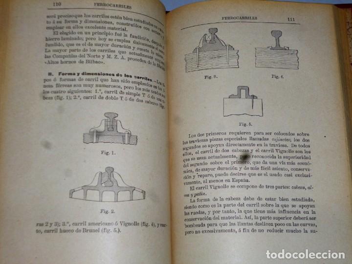 Libros antiguos: MANUAL DEL SOBRESTANTE DE OBRAS PUBLICAS. 3 TOMOS - Foto 6