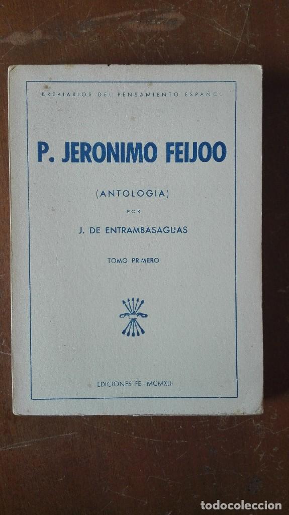Libros antiguos: P. Jer&oacute;nimo Feijoo tomo primero 1942 - Foto 1