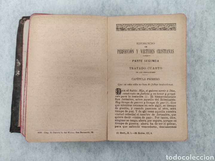 Libros antiguos: LIBRO EJERCICIO DE PERFECCI&Oacute;N A&Ntilde;O 1907 - Foto 5