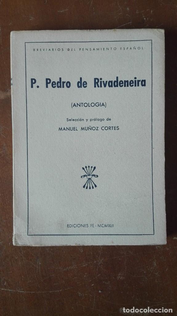 Libros antiguos: P. Pedro de Ribadeneira ediciones fe 1942 - Foto 1