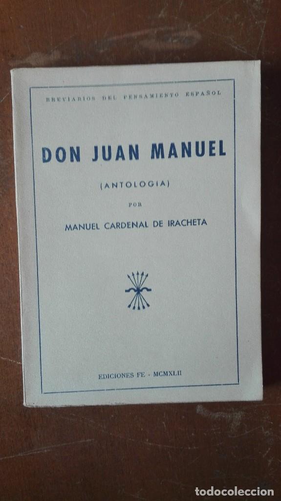 Libros antiguos: Don Juan Manuel ediciones fe 1942 - Foto 1