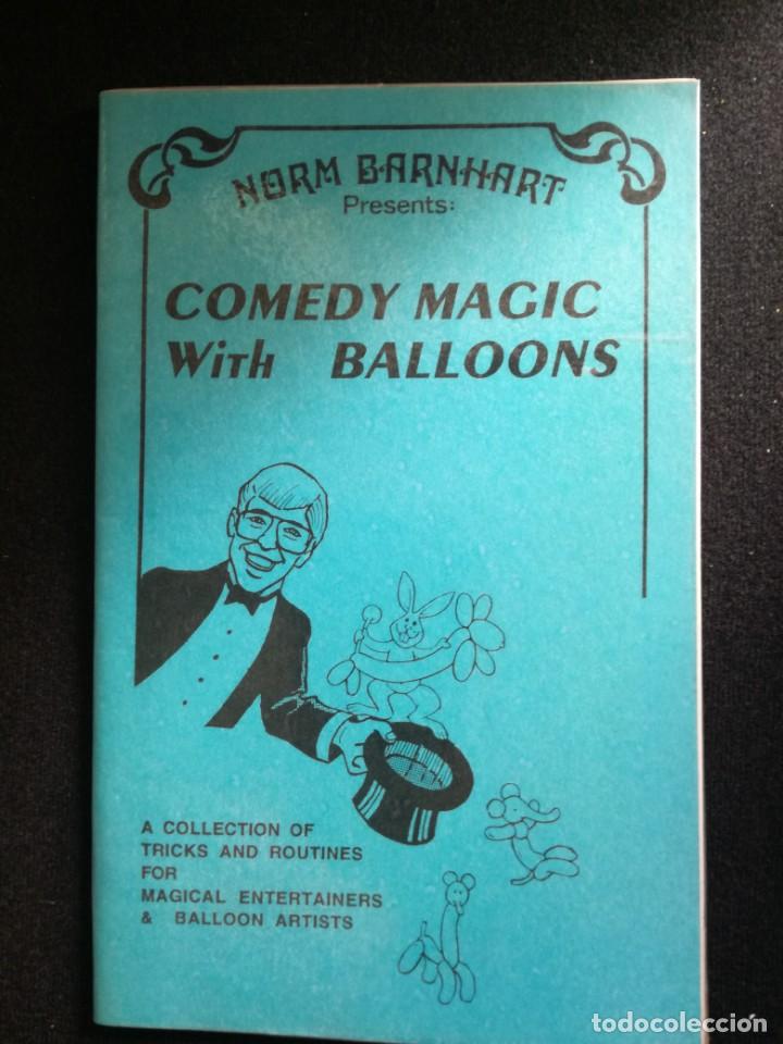 Libros antiguos: ilusionismo.magia. globos. comedy magic with balloons - Foto 1