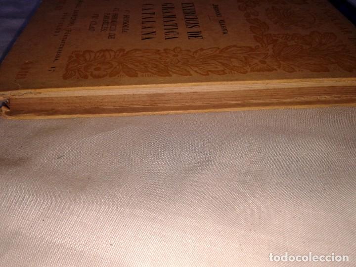 Libros antiguos: EXERCICIS DE GRAMATICA CATALANA, 1929, JERONI MARVA, EN CATALA - Foto 3