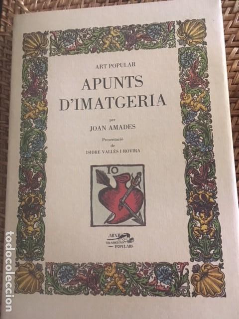 Libros antiguos: APUNTS DIMATGERIA. JOAN AMADES. - Foto 1