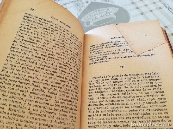 Libros antiguos: Magdalena - Julio Sandeau - 1900 - Foto 7