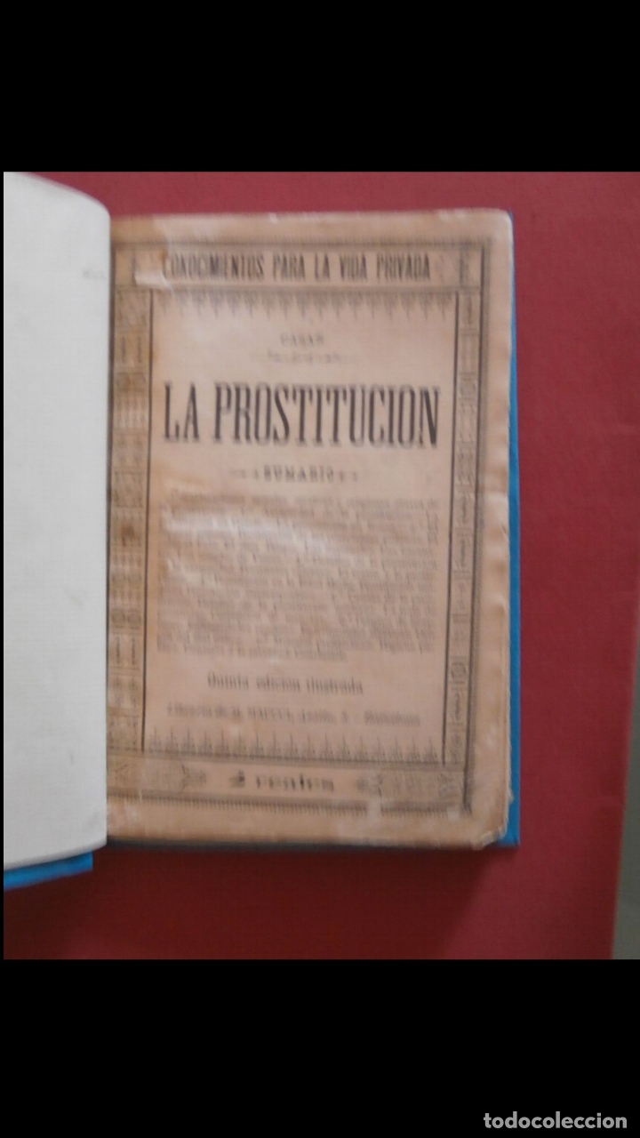 Libros antiguos: La prostitucion. V.Suarez Casa&ntilde; - Foto 1