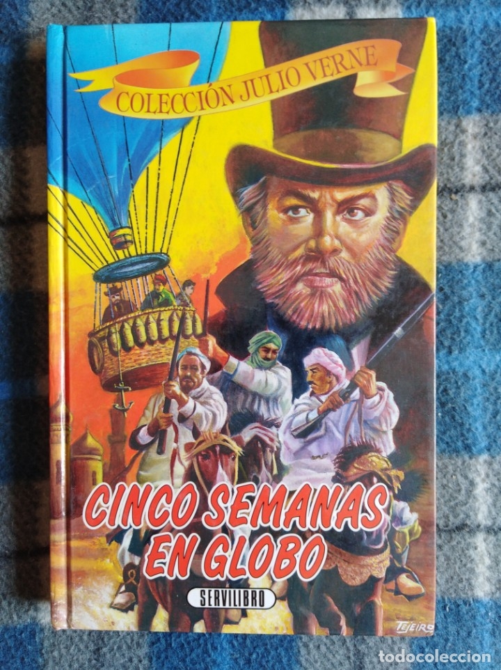 Libros antiguos: Cuento - cinco semanas en globo 443 - Foto 1