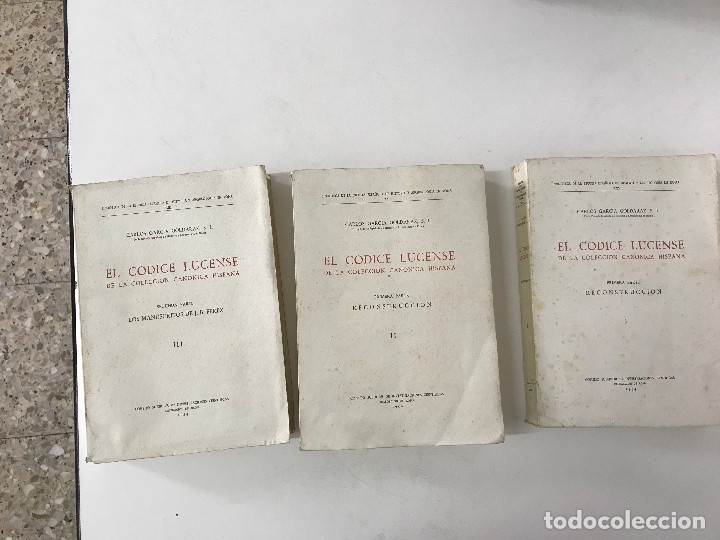 Libros antiguos: Lugo Galicia El C&oacute;dice Lucense. - Foto 1