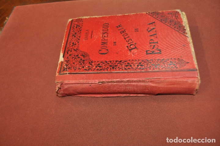 Libros antiguos: Compendio de historia de Espa&ntilde;a - AHU2 - Foto 5