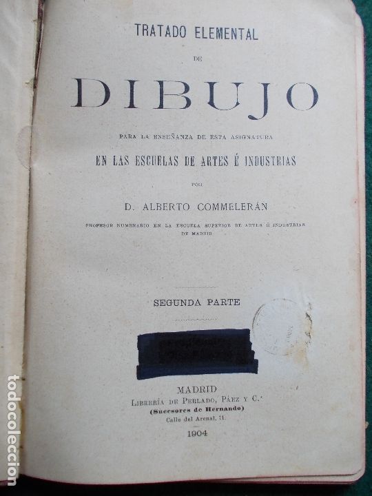 Libros antiguos: TRATADO ELEMENTAL DE DIBUJO 1904 - Foto 4