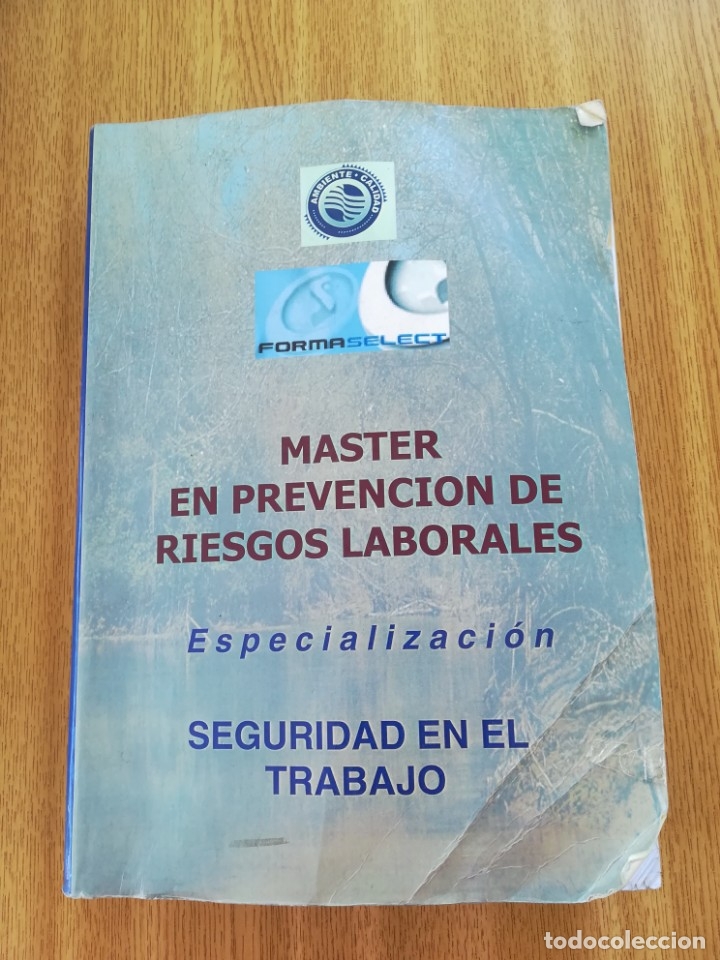 Libros antiguos: M&aacute;ster en prevenci&oacute;n de riesgos laborales - Foto 1