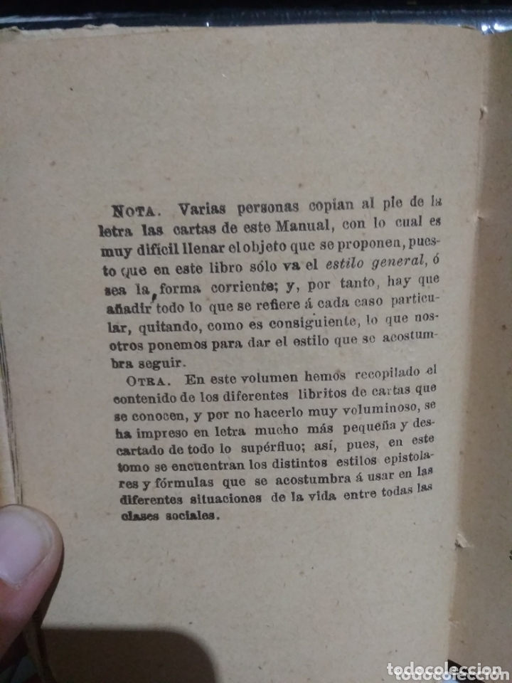 Libros antiguos: El secretario. Estilo de cartas. 1900 - Foto 4