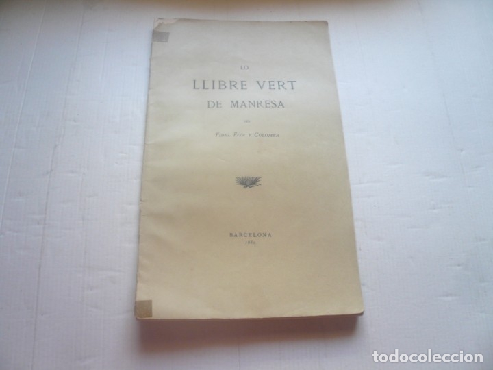 Libros antiguos: Llibre vert de Manresa - Foto 1