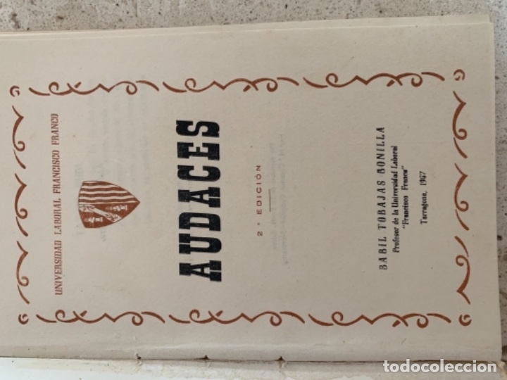 Libros antiguos: Audaces - Foto 2