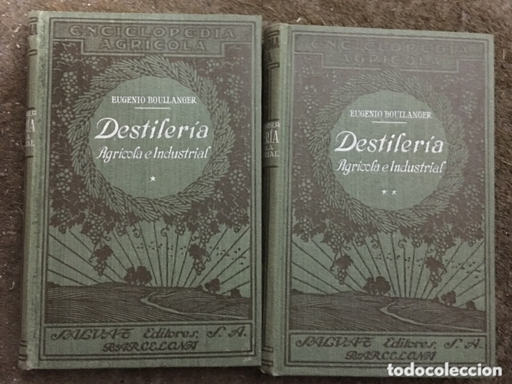 Libros antiguos: Destiler&iacute;a agr&iacute;cola e industrial