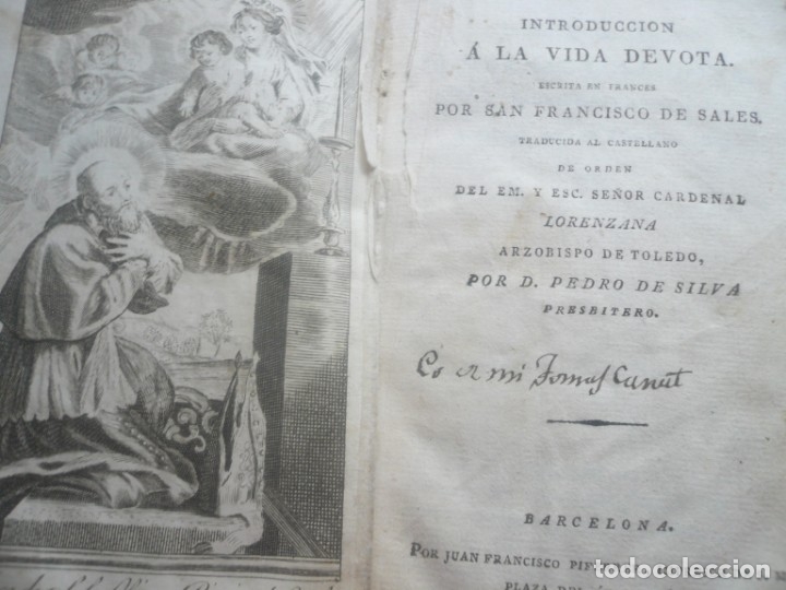 Libros antiguos: Introducci&oacute;n a la vida devota. - Foto 2