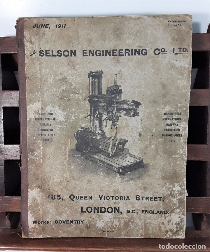 Libros antiguos: THE SELSON ENGINEERING C&ordm;. LTD. CATALOGUE. LONDON. 1911. - Foto 4