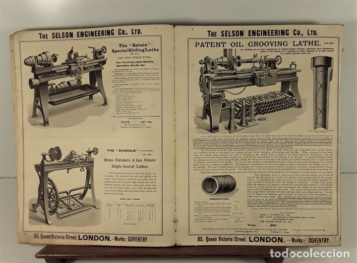Libros antiguos: THE SELSON ENGINEERING C&ordm;. LTD. CATALOGUE. LONDON. 1911. - Foto 5