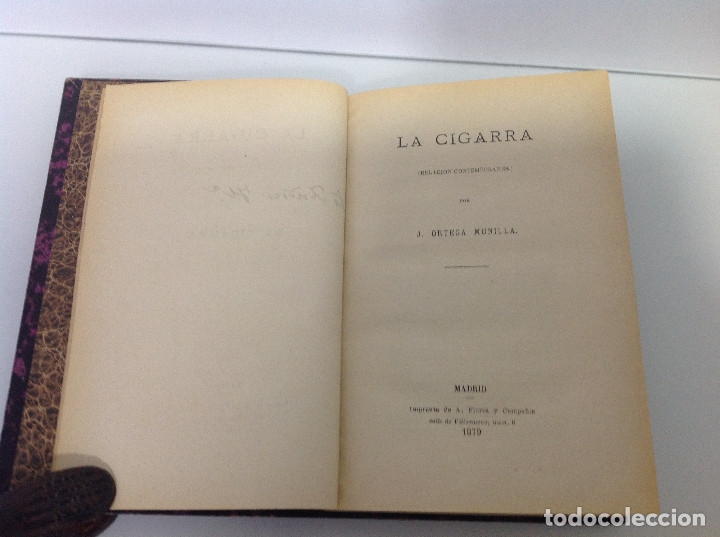 Libros antiguos: J. ORTEGA MUNILLA LA CIGARRA 1879 - Foto 3