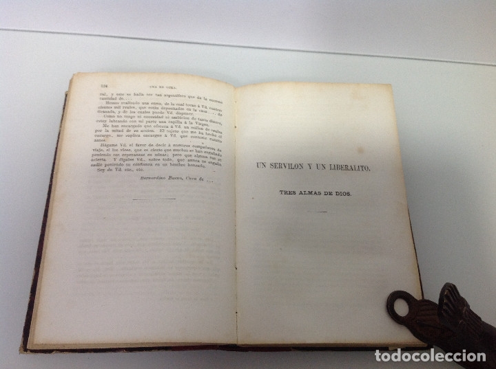 Libros antiguos: FERNAN CABALLERO CUATRO NOVELAS 1874 - Foto 6