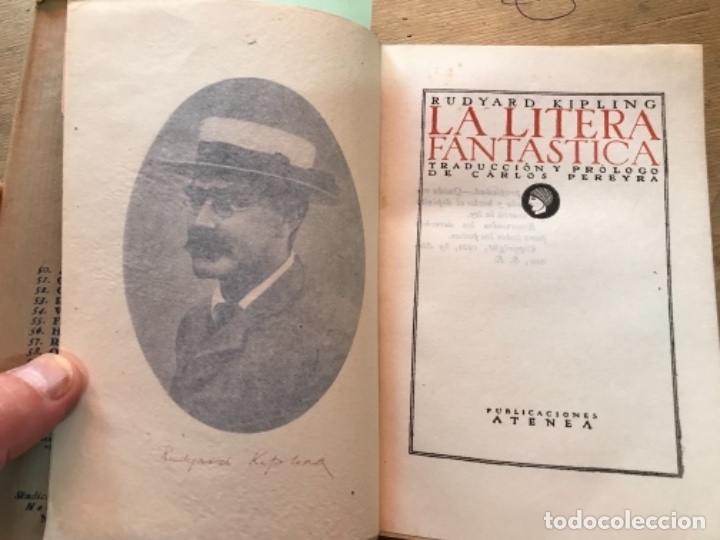 Libros antiguos: LA LITERA FANT&Aacute;STICA. RUDYARD KIPLING. - Foto 2