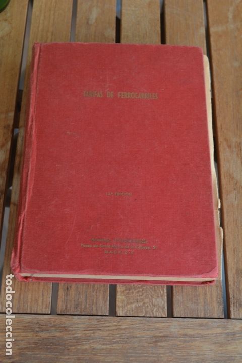 Libros antiguos: TARIFAS DE FERROCARRILES,14&ordf; EDICION.1967 - Foto 1