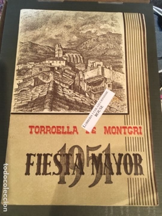 Libros antiguos: TORROELLA DE MONTGRI ( GIRONA ) PROGRAMA FIESTA MAYOR 1951 - Foto 1