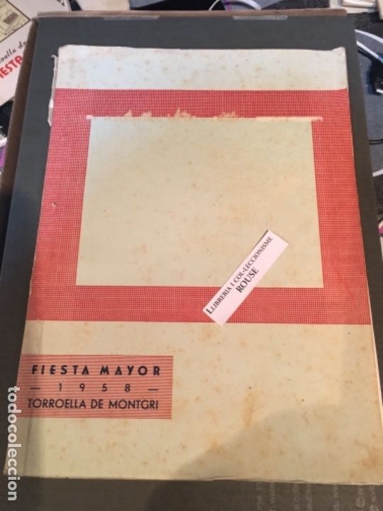 Libros antiguos: TORROELLA DE MONTGRI ( GIRONA ) PROGRAMA FIESTA MAYOR 1958 - Foto 1