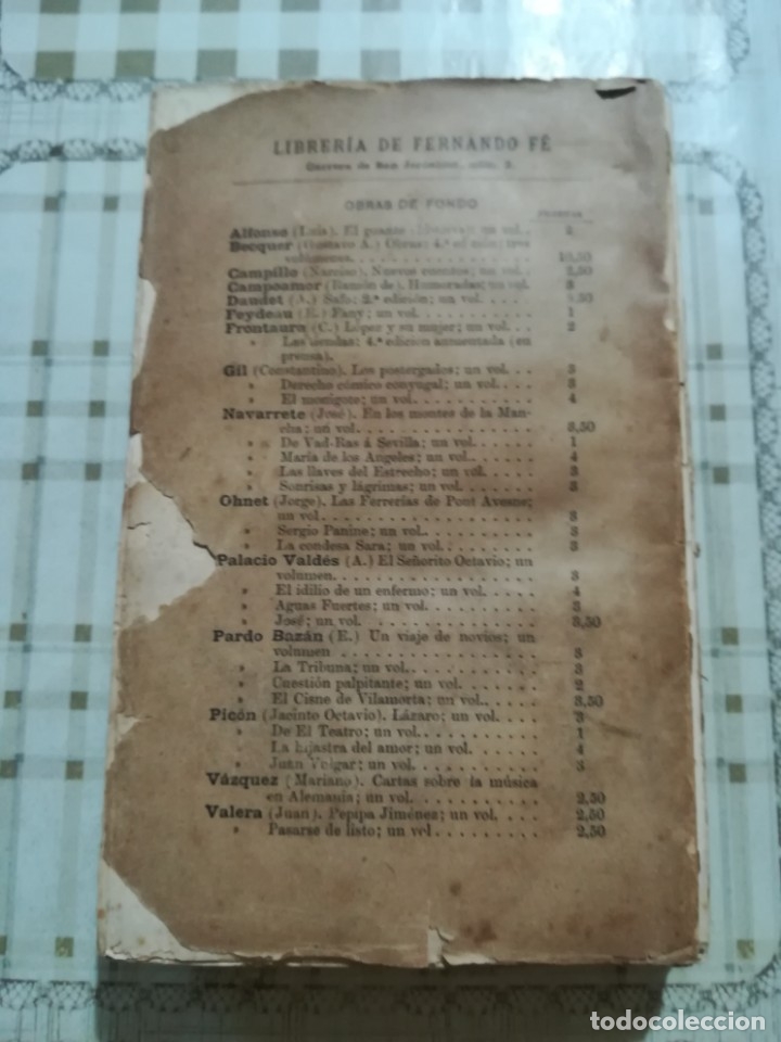 Libros antiguos: Pip&aacute; - Leopoldo Alas Clar&iacute;n - 1886 - Foto 3