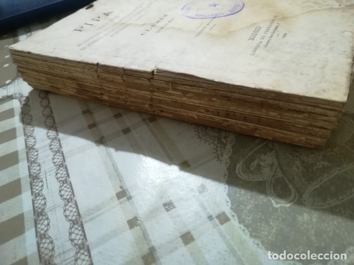 Libros antiguos: Pip&aacute; - Leopoldo Alas Clar&iacute;n - 1886 - Foto 4