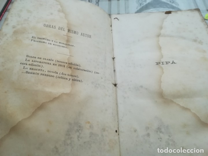 Libros antiguos: Pip&aacute; - Leopoldo Alas Clar&iacute;n - 1886 - Foto 11