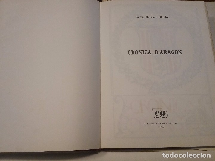 Libros antiguos: Cronica DAragon - Foto 2