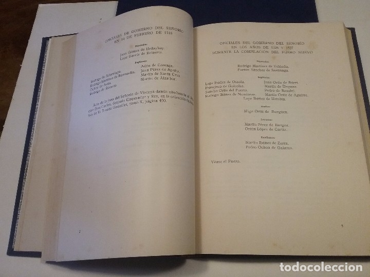 Libros antiguos: El Gobierno Universal del Se&ntilde;or&iacute;o de Vizcaya - Foto 3